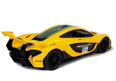 Auto R/C McLaren P1 GTR Rastar 1:14 Żółte na pilota Rastar