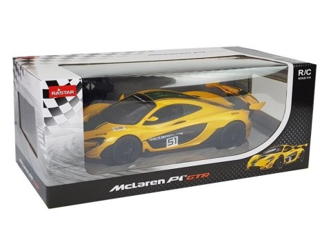 Auto R/C McLaren P1 GTR Rastar 1:14 Żółte na pilota Rastar