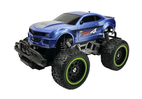 Auto Zdalnie Sterowane R/C 6.5 km/h Wysokie Koła Niebieskie LEAN Toys