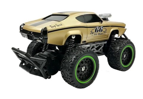 Auto Zdalnie Sterowane R/C 6.5 km/h Wysokie Koła Złoty LEAN Toys