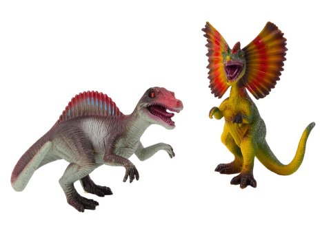 Figurki Dinozaurów Spinozaur Dilofozaur Zestaw 2el LEAN TOYS