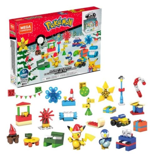 Kalendarz Świąteczny Mega Construx Pokemon Mega Bloks