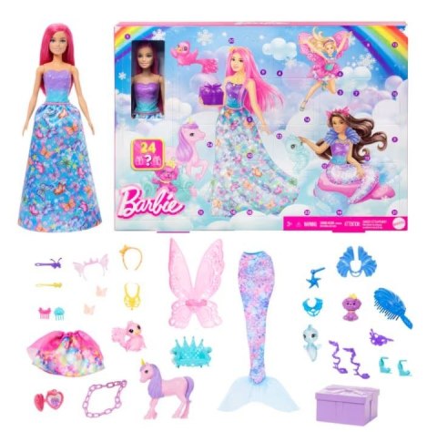 Kalendarz adwentowy Barbie Dreamtopia Mattel