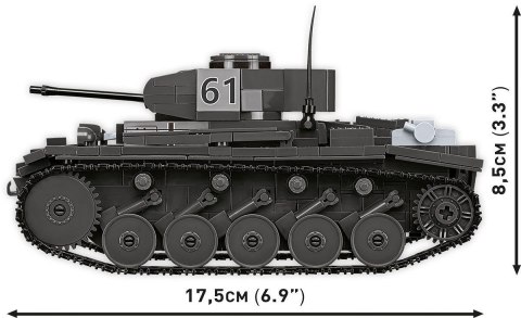 Klocki Czołg Panzerkampfwagen II 813 klocków Cobi Klocki