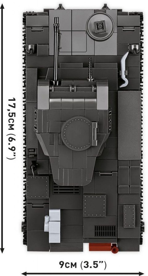 Klocki Czołg Panzerkampfwagen II 813 klocków Cobi Klocki