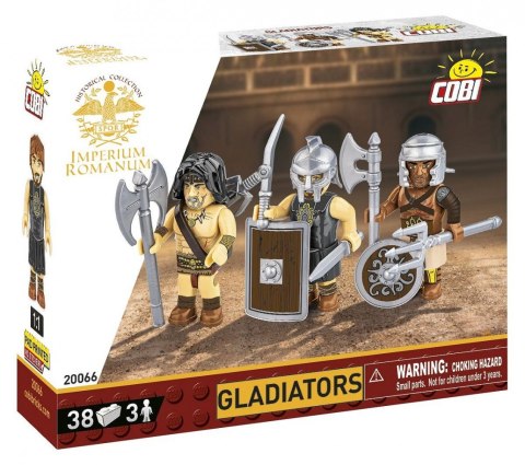 Klocki Imperium Romanum - Gladiatorzy 3 figurki Cobi Klocki