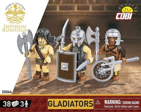 Klocki Imperium Romanum - Gladiatorzy 3 figurki Cobi Klocki