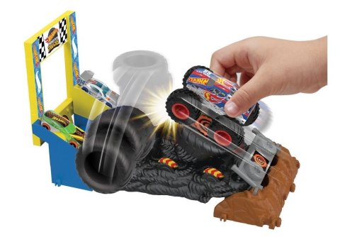 Zestaw Monster Trucks Arena Smashers Race Ace Wieża opon Hot Wheels