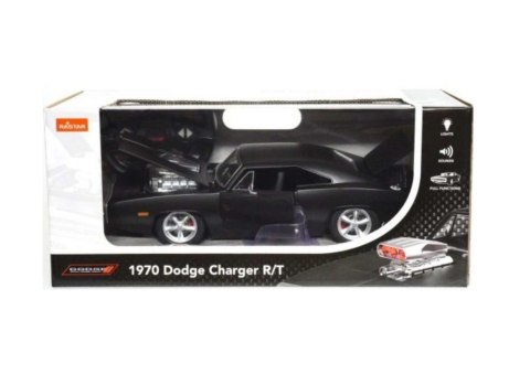 Auto RC 1:16 Zdalnie Sterowany Dodge Charger R/T Otwierane Elementy Czarny Rastar