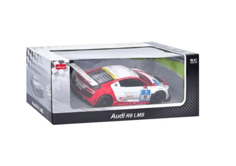 Auto R/C 1:24 Zdalnie Sterowane Sportowe AUDI R8 LMS Białe Rastar