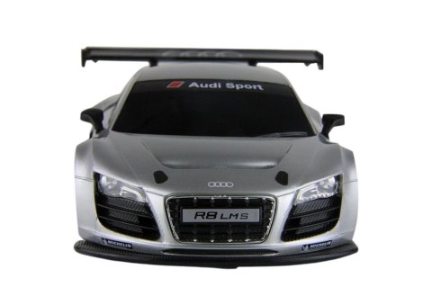 Auto R/C 1:24 Zdalnie Sterowane Sportowe AUDI R8 LMS Srebrne Rastar