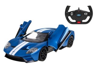 Auto RC Model Zdalnie Sterowany Ford GT 1:14 Otwierane Drzwi Niebieski Rastar