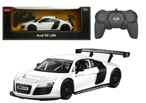 Auto Sportowe RC 1:18 Zdalnie Sterowane Audi R8 Białe Rastar