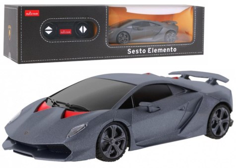 Auto Sportowe RC 1:24 Zdalnie Sterowane Lamborghini Sesto Elemento Szare Rastar