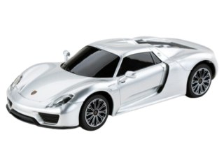 Auto Sportowe RC 1:24 Zdalnie Sterowane Porsche 918 Spyder Srebrne Rastar