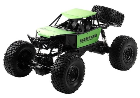 Auto Zdalnie Sterowane Monster Truck na resorach Zielony LEAN Toys