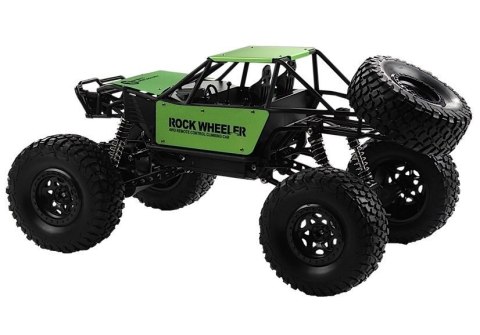 Auto Zdalnie Sterowane Monster Truck na resorach Zielony LEAN Toys