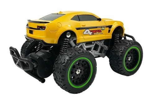 Auto Zdalnie Sterowane R/C 6.5 km/h Wysokie Koła Żółte LEAN Toys