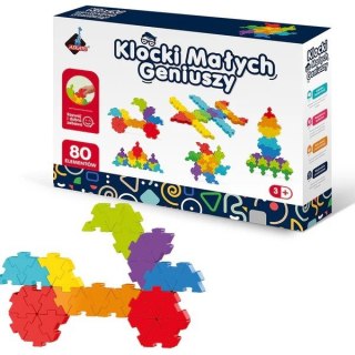 Klocki Małych Geniuszy - Puzzle 80 elementów ASKATO