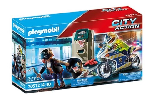 Zestaw z figurkami City Action 70572 Policyjny motor Playmobil