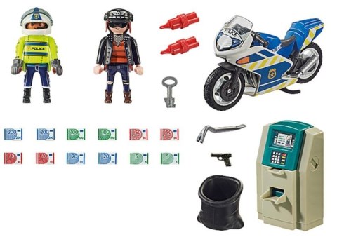 Zestaw z figurkami City Action 70572 Policyjny motor Playmobil