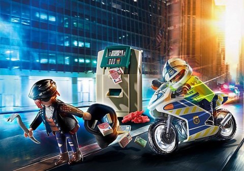 Zestaw z figurkami City Action 70572 Policyjny motor Playmobil