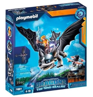 Zestaw z figurkami Dragons 71081 Thunder & Tom Playmobil