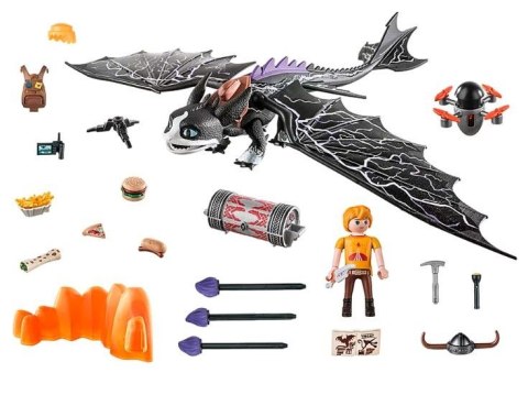 Zestaw z figurkami Dragons 71081 Thunder & Tom Playmobil