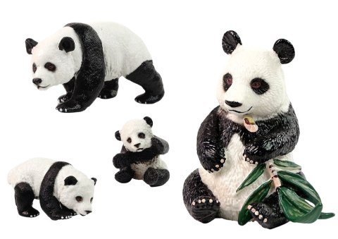 Figurka Zwierzęta Zestaw Papuga Panda LEAN Toys