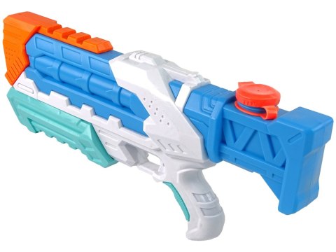 Pistolet Na Wodę 820 ml Niebiesko- Biały LEAN Toys