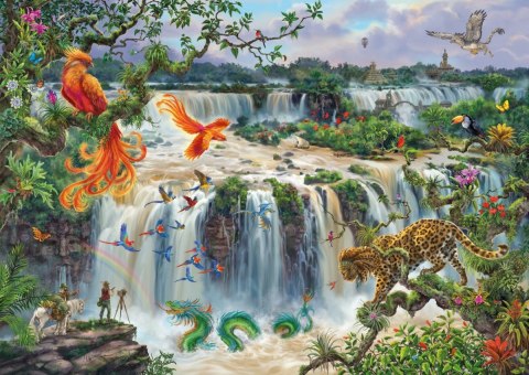 Puzzle 1000 elementów Wodospad Iguazu Ravensburger Polska