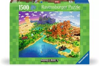 Puzzle 1500 elementów Minecraft World Ravensburger Polska