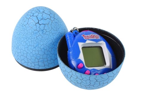 Tamagotchi w Jajku Gra Elektroniczne Zwierzątko Niebieskie LEAN TOYS