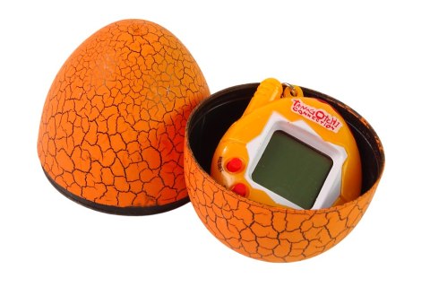 Tamagotchi w Jajku Gra Elektroniczne Zwierzątko Pomarańczowe LEAN TOYS