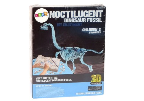 Zestaw Archeologiczny Wykopaliska Dinozaur Szkielet 3D Brachiosaurus Hologram LEAN Toys