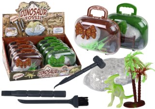 Archeolog Wykopaliska Zestaw Dinozaury W Walizce Odkrywca LEAN Toys