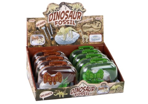 Archeolog Wykopaliska Zestaw Dinozaury W Walizce Odkrywca LEAN Toys