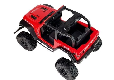 Auto Terenowe Jeep Zdalnie Sterowane 2.4G Czerwone LEAN Toys