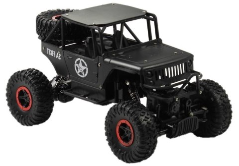 Auto Zdalnie Sterowane Jeep R/C 1:18 Czarne LEAN Toys