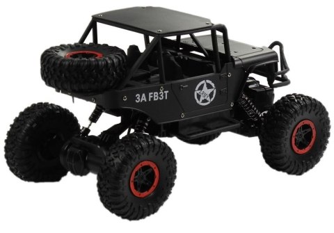 Auto Zdalnie Sterowane Jeep R/C 1:18 Czarne LEAN Toys