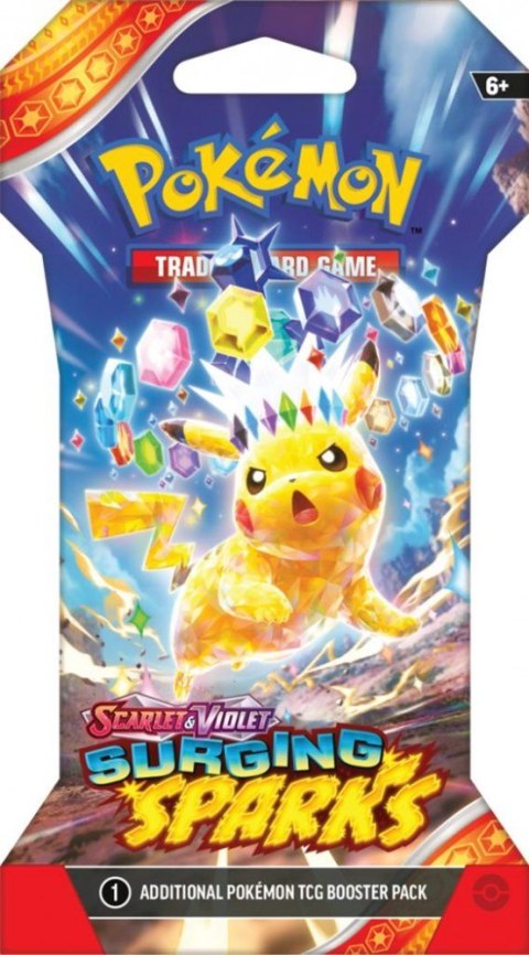 Karty Scarlet & Violet - Surging Sparks - Sleeved Booster 1 sztuka Pokemon TCG