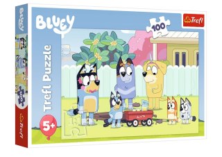 Puzzle 100el. Wesoły Świat Bluey Trefl 16471 Trefl Puzzle