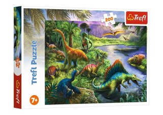 Puzzle 200 el. Drapieżne Dinozaury Trefl 13281 Trefl Puzzle