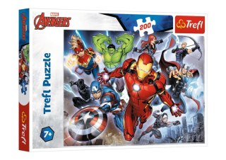 Puzzle 200 el. Waleczni Avengersi Disney Marvel Trefl 13260 Trefl Puzzle