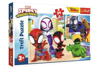 Puzzle 24el.Maxi Spidey i Przyjaciele Trefl 14348 Trefl Puzzle