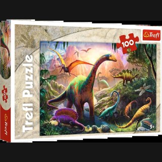 Puzzle Świat dinozaurów 100el. Trefl 16277 Trefl Puzzle