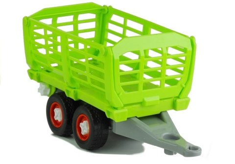 Rozkręcany Traktor z Otwierana Przyczepą 43 cm LEAN Toys