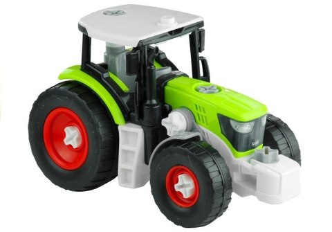 Rozkręcany Traktor z Otwierana Przyczepą 43 cm LEAN Toys