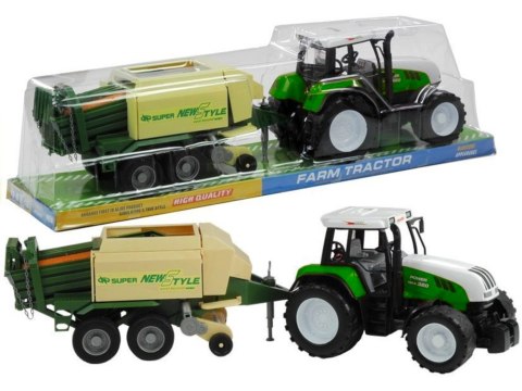 Duży Traktor z Przyczepą Maszyna Rolnicza 65 cm LEAN Toys