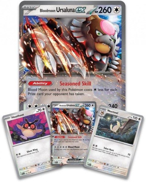 Karty Bloodmoon Ursaluna ex Box Pokemon TCG